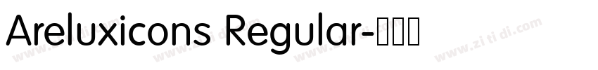 Areluxicons Regular字体转换